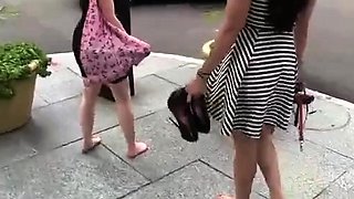 Goddess Alexandra - Public Foot Degradation