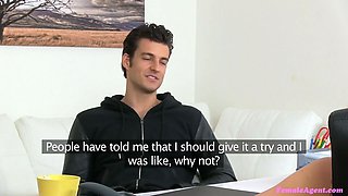 Hot female audition directors getting banged by male porno star wannabe's - female agent