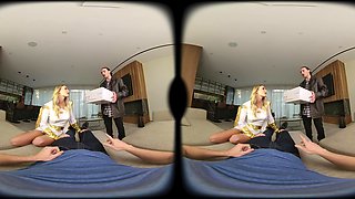 Blonde Beauty Sizzles in Wild POV Passion