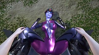 Point of view with Widowmaker featuring Alangort and her big ass action