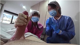 Two Nurses Decided To Try Out My New Dick In Practice