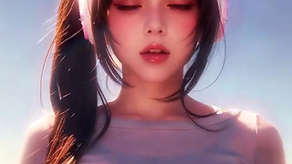 Best scene anime 18 Years old Aida Martinez.