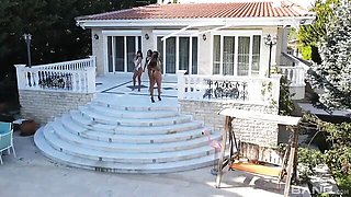 An awesome lesbian foursome with hotties Inna Innaki and Rosa Rosita