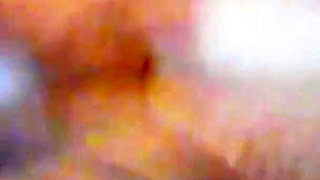Cumshot From Daddy Courtesy of His Little Slut