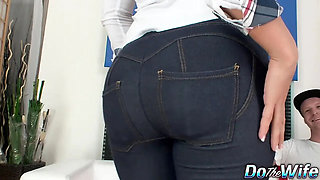 Barra Brass Shameless Anal Pounding by Black Stud in Front of Husband