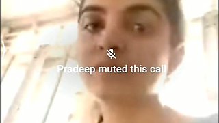 Naughty indian witnessing beefstick tugging on cam