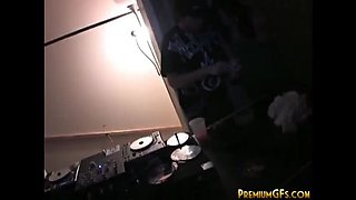 Teenage Lovers' Explicit Blowjob and Hardcore Fucking in the Living Room