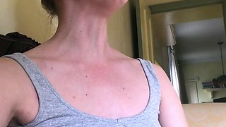 Brunette amateur homemade webcam ass