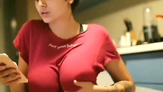 Desi Bhabhi boobs suck.Juggling boobs.