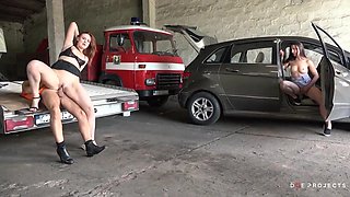 Eva Bergers Steamy Car Tryst Ignites Russian Heat