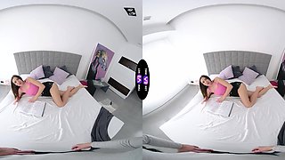 A cute girl Sakura Hell has sex with her boyfriend in shorts