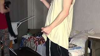 Together They Fucked The Girl Of Friend While He Was Not At Home