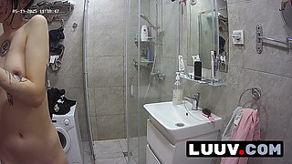 LUUV. Alice's exhibitionism is sharing her real life, homemade morning shower on camera