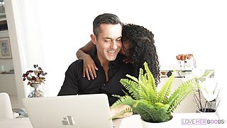 Witching chickfriend's ebony action