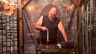 Lanitsa and Domina Satana Wax and heat  play.