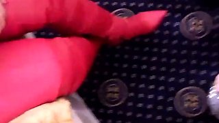 Amateur blondie solo anal masturbation