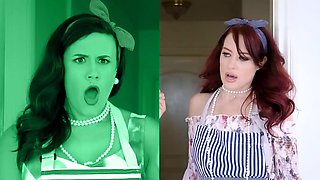 Religious stepmoms submit to their desires and let their stepsons pound their mature twats -momswap