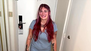 Beauty Amateur Redhead Teen make Perfect Blowjob