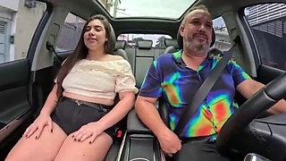 Big Ass Latina Bia Rockefeller Sits on Street for POV BJ