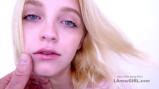 Skinny Angel Gets Her Teen 18+ Muff Screwed In Studio