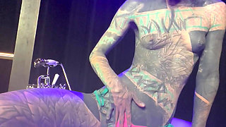 Bathtub Latex Tease + Solo Undress