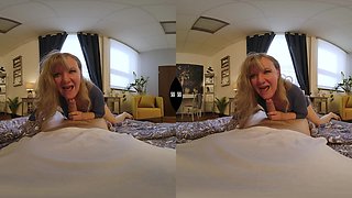 Blonde Surrenders to Wild Passion with Intense POV Climax