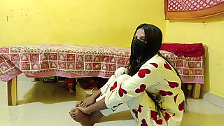 my stepsister was visiting and I surprised her with my growing cock Sexy slim hot studen