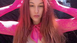 Italian Horny Long Hair Big Tits Artemisia Love Hot Smoking Fetish Session