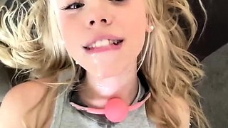 Skinny Blonde Teen Anal amp Vaginal Toys DP