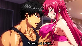 Gym trainer seduce a milf big natural tits and ass