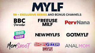 Mylf - individual trainer stretches clients feet and fucks her greedy labia