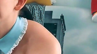 I Fucked a Cute Maid in Skirt and Stockings