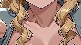 Blonde GILF Hentai Porn