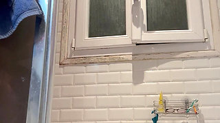 Bathroom Camera Sexy Solo Shower in Paris