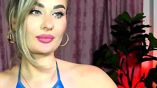 Amateur blond girl with big boobs getting fucked