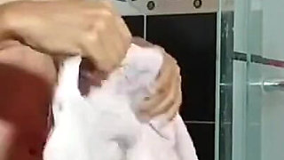 My Stepmother in the Shower Sees Me Masturbating in Bed and Fucks Me Well While Stepdaddy Is Away