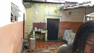 18 year old brunette big saggy tits from New York United States fucking her stepbrother's big dick red ass