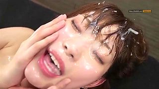 Japanese bukkake pmv 480p part 1: Blowjob, Cumshot  Threesome Porn