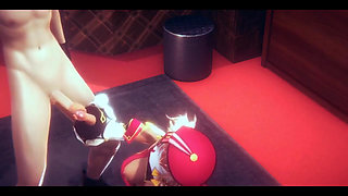 Genshin Impact Hentai - Yangfei Handjob and Fucked - Japanese Asian Manga Anime Film Game Porn