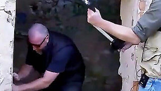 Sexy skinny teen Andrea gets fucked hard outdoors by cameraman