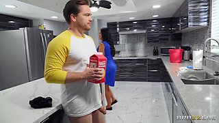 Dicking Around The Kitchen Chores Video With Kyle Mason, Sybil Stallone - Brazzers