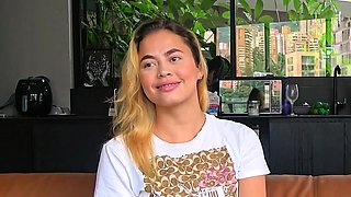 I knew this BUSTY LATINA COLLEGE GIRL would choose LA over h