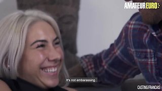 AMATEUR EURO - Big Ass Amateur Canadian Teen Laurie Rides Hard Big Cock On Camera