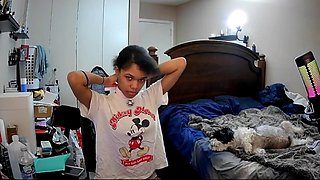 Teasing Ebony Lesbians in Panties