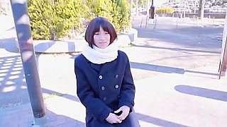Best Japanese chick Kana Narumiya in Amazing Blowjob, Voyeur JAV video
