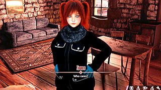 Summertime Saga 3D adventure with Misskitty2k in a meet and fuck scenario