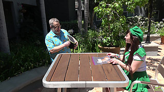 Girl Scout Tifa Quinn Sells Cookies Then Gets a Double Creampie
