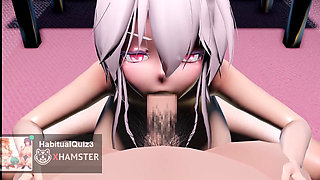 Haku's Cleaning Blowjob Naked 3d hentai mmd r18 anal want to fuck hard ahegao sex ntr