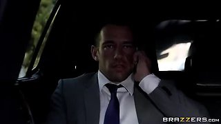Brazzers August Taylor Hot Czech Blowjob & Reverse Cowgirl in Car with Driver Johnny