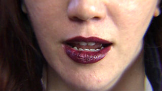 Evangelines Is a Lipstick Nurse (mouth Fetish)